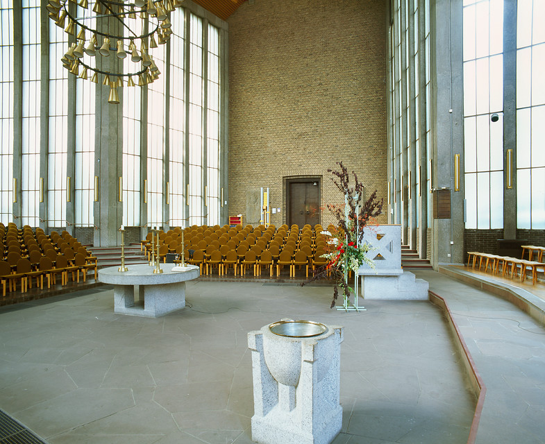 Düren | Christuskirche | Innenraum | Foto: LVR-Amt für Denkmalpflege im Rheinland, Jürgen Gregori
