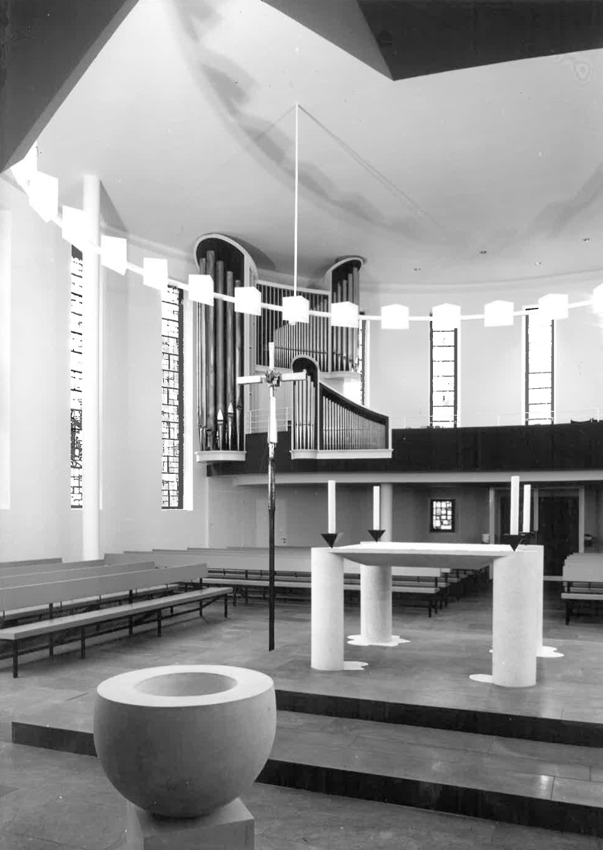 Aumühle | Bismarck-Gedächtnis-Kirche | nach 1966 | Foto: Georg Baur, Archiv Grundmann/Hamburgisches Architekturarchiv