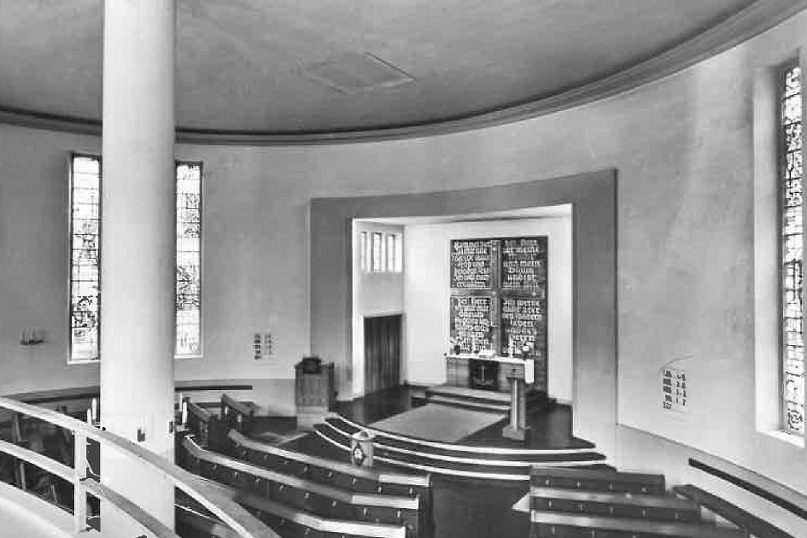 Aumühle | Bismarck-Gedächtnis-Kirche | Innenraum vor 1966 | Foto: Archiv Grundmann