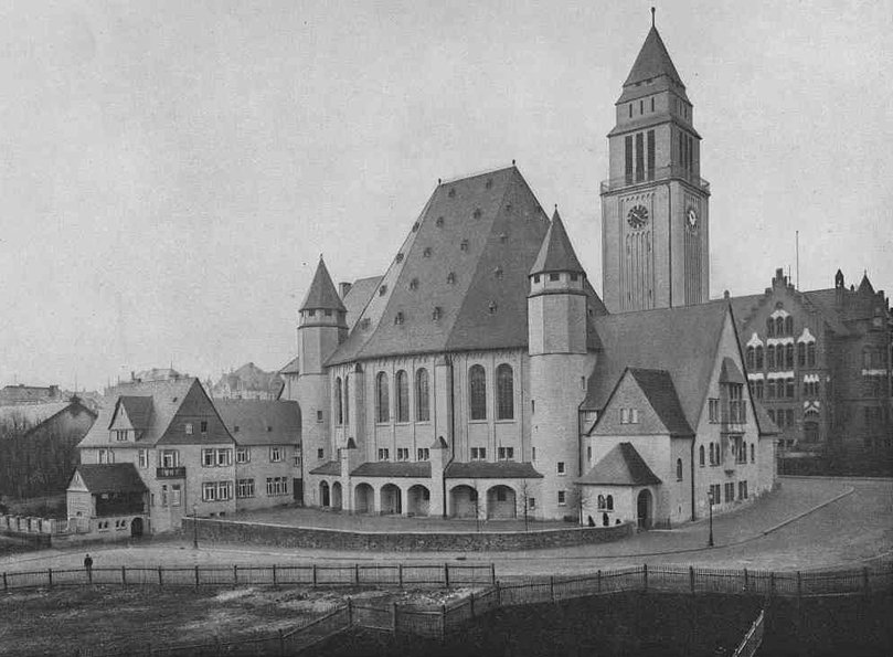 Wiesbaden | Ev. Lutherkirche | Foto: Historische Postkarte, Stadtarchiv Wiesbaden